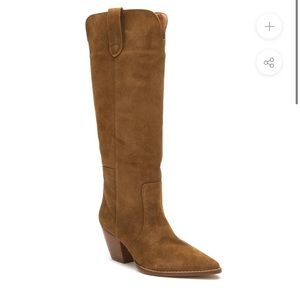 NWT Matisse Stella Western Boot in Fawn Suede 6.5